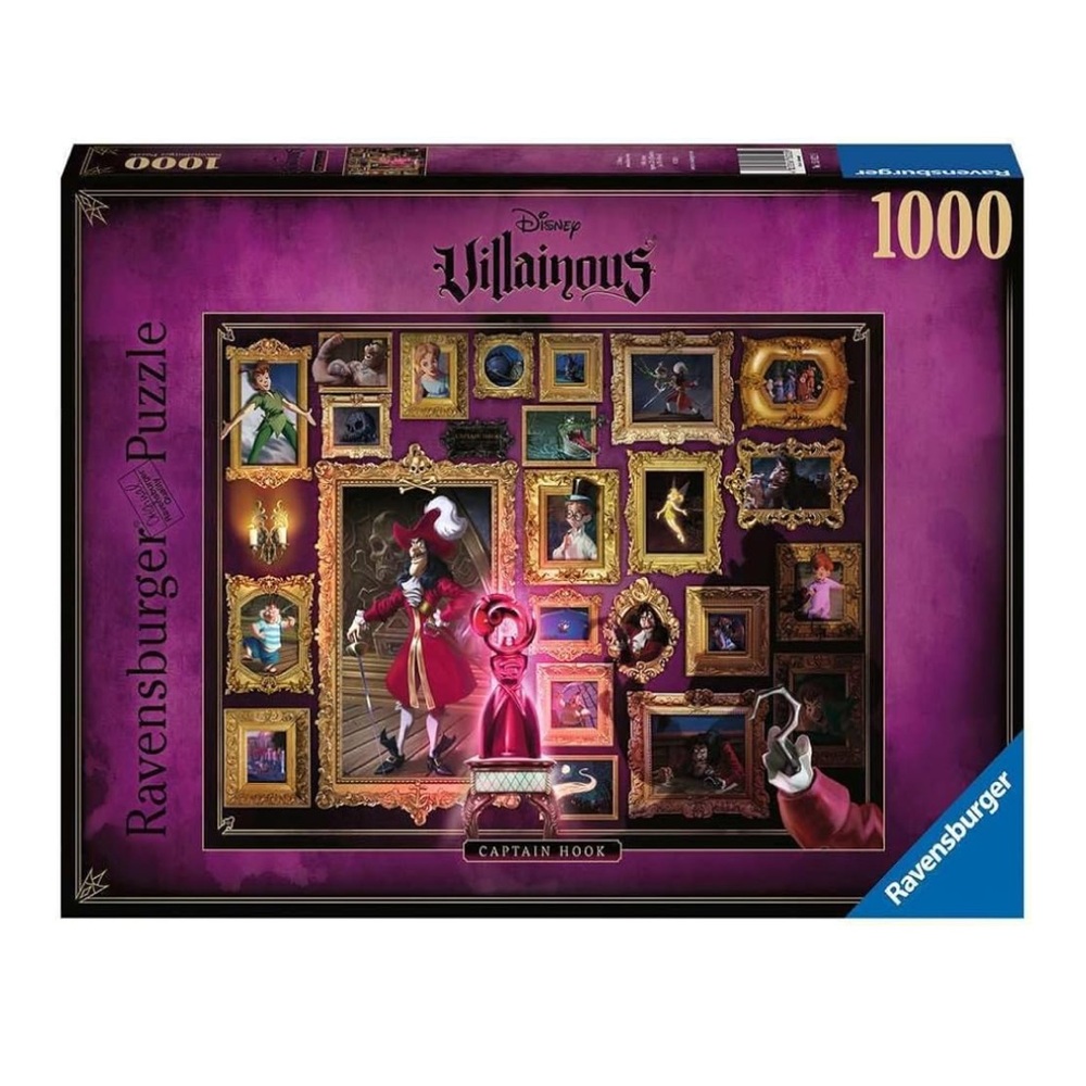 NWT Ravensburger 1000 Piece Puzzle Disney Villainous Captain Hook No. 15 022 9